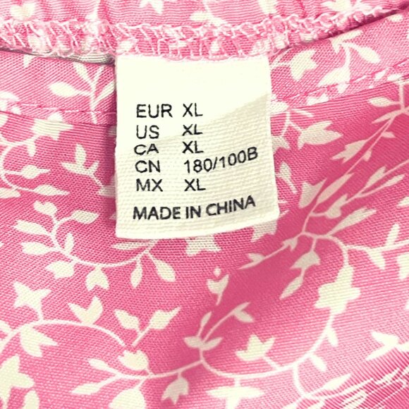 Pink Floral Spaghetti Strap Dress - Picture 5 of 5